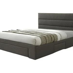 Bed met lades uit de OTTAWA collectie – Grijs en eikenkleur – 160x200cm – Inclusief bedbodem