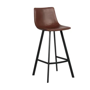 Barkruk 'Ozon' PU Cognac, afmetingen: H108 x B45 x D49 cm Barkruk 'Ozon' PU Cognac, afmetingen: H108 x B45 x D49 cm