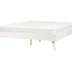 Bed zonder hoofdbord BERRIC 140 x 200 cm Wit