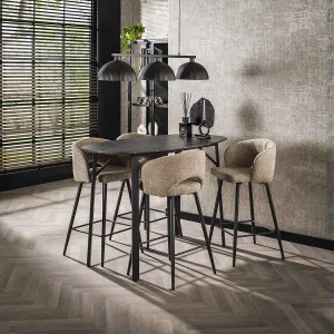 Bartafel Deens Ovaal – 3D Zwart Bruin
