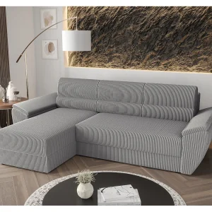 BEDANTE Hoekbank L REBI L2 Poso 110 Links met slaapfunctie, lichtgrijs, L-vorm, bank met opbergruimte, bedlade, woonkamerbank, bankstel, sofa, slaapbank BEDANTE Hoekbank L REBI L2 Poso 110 Links met slaapfunctie, lichtgrijs, L-vorm, bank met opbergruimte, bedlade, woonkamerbank, bankstel, sofa, slaapbank