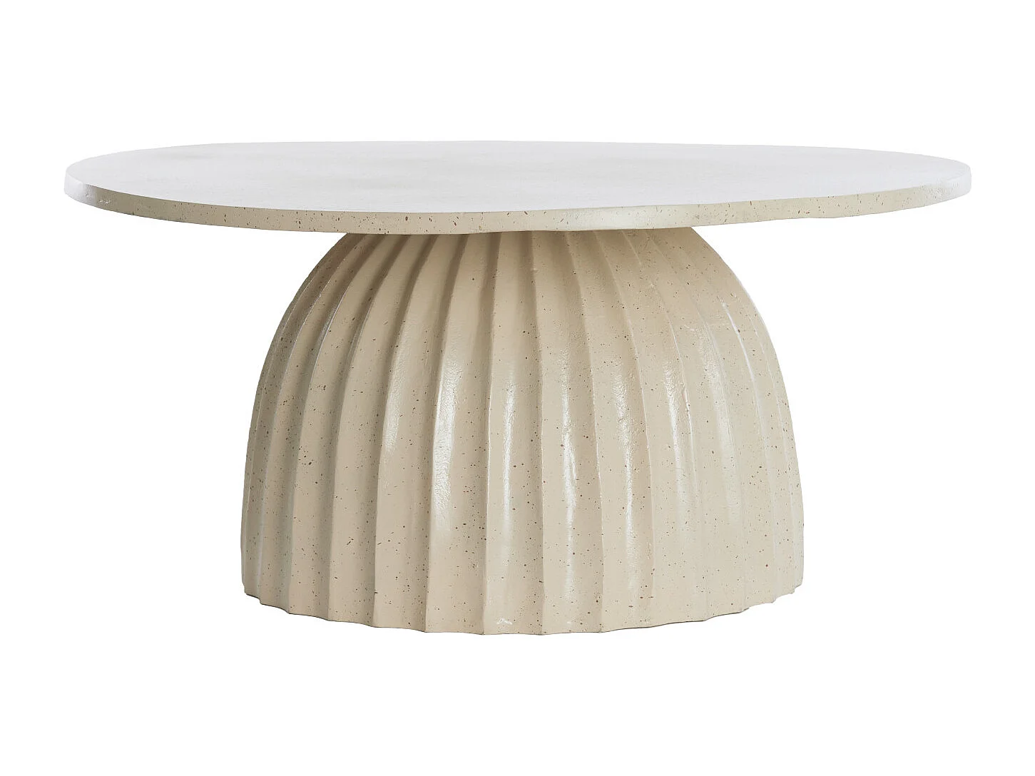 Bijzettafel VEGLIA - Ø70x33.5cm - Bruin