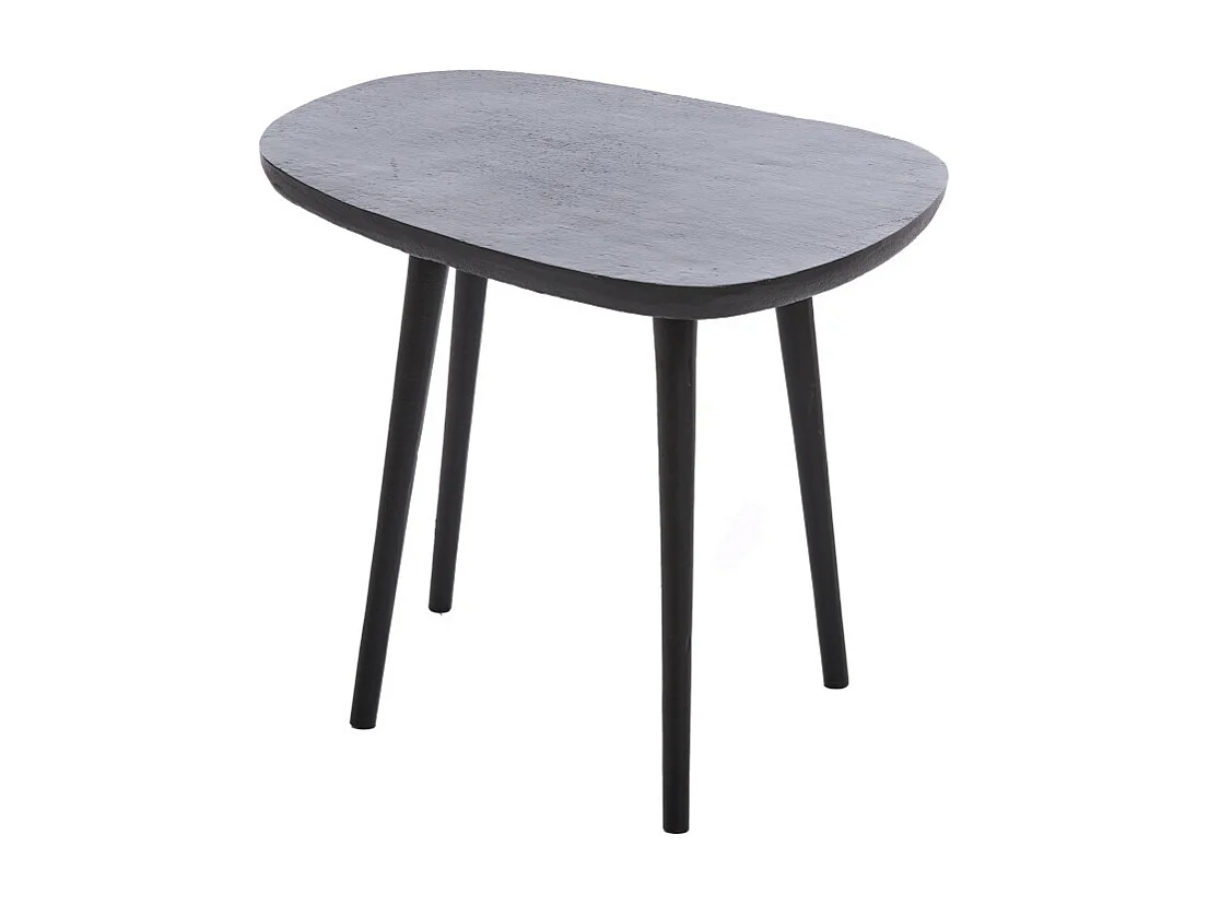 Bijzettafel PUNO - 48x32x37cm - Zwart