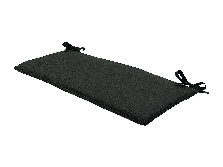 Bankkussen Dark grey canvas eco+ – Ca. 110×48 cm