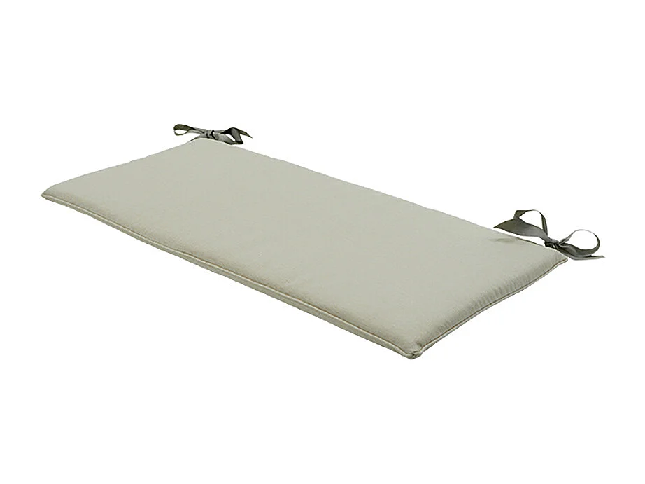 Bankkussen Beige canvas eco+ – Ca. 110×48 cm
