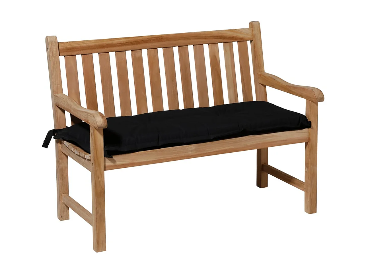 Bankkussen Panama black – Ca. 150×48 cm