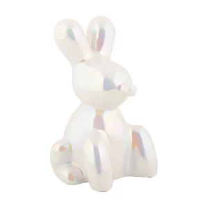 Beeld Konijn – White plated Beeld Konijn – White plated