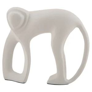 Beeld Aap – Wit – Decoratief