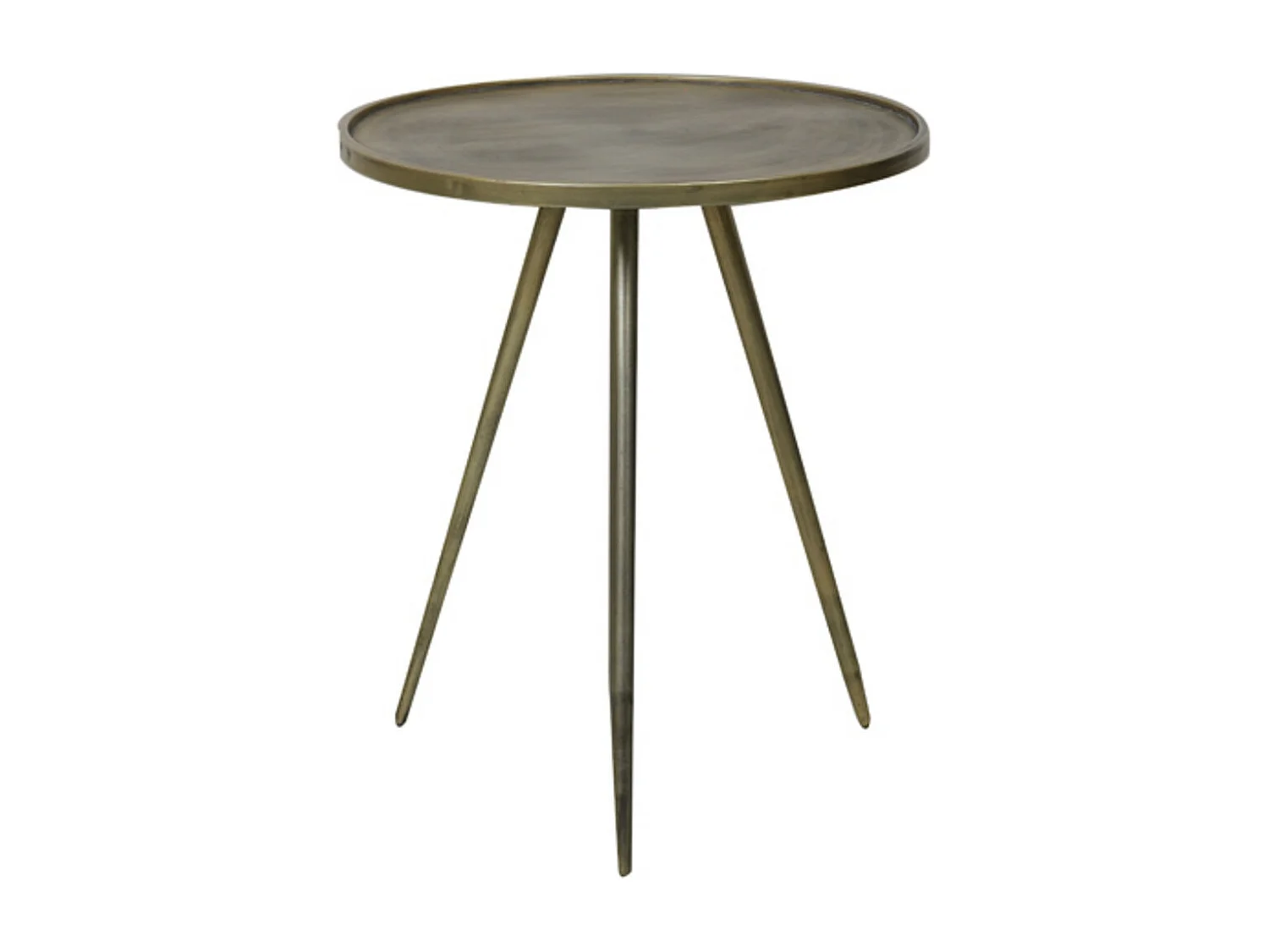 Bijzettafel ENVIRA - Ø51x60cm - Goud