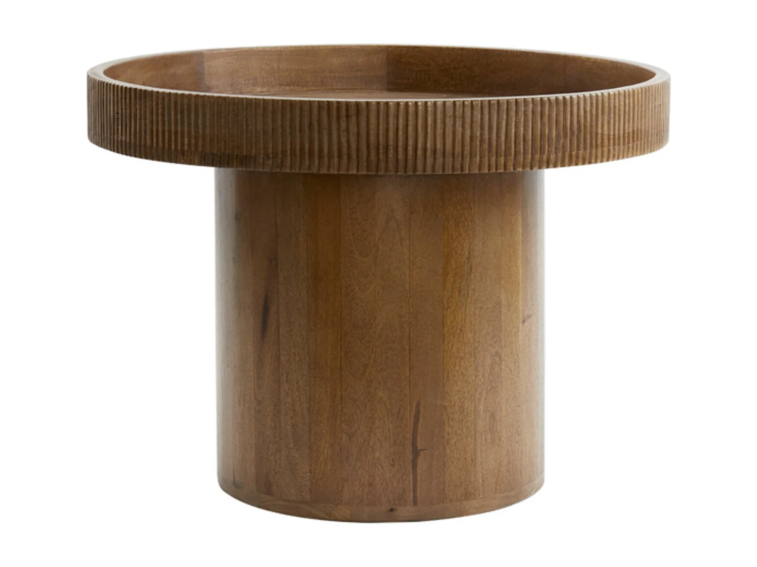 Bijzettafel KALOMO - Ø60x44cm - Bruin