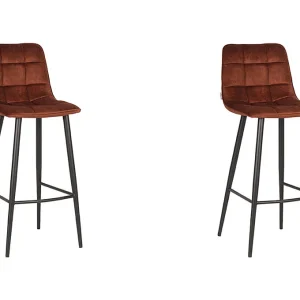 Barkruk Jelt – 45x48x107cm – Roest – set van 2