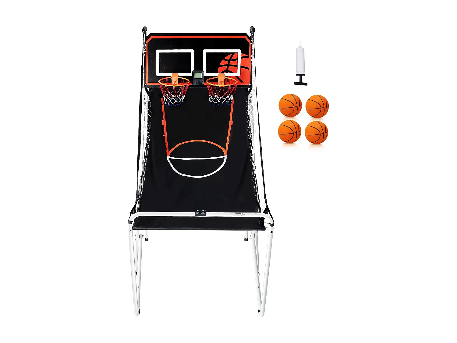 Basketball Arcade Speelgoed SucceBuy Plooibare Binnen met Dubbel Schieten voor 2 Spelers en 4 Ballen