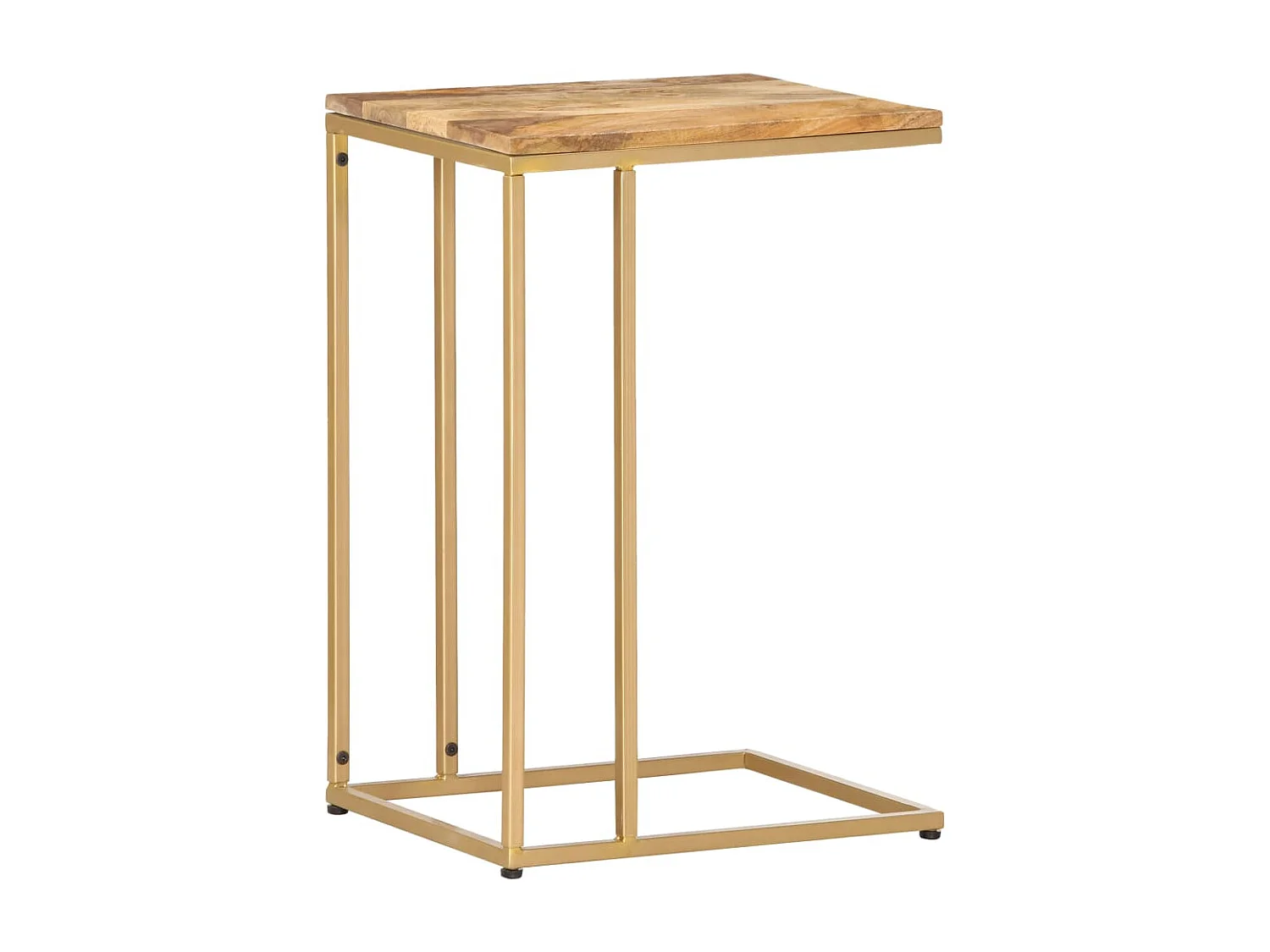 Bijzettafel 35x45x65 cm massief mangohout