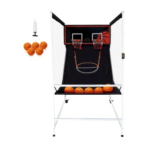 Basketbalring SucceBuy Double Shot Indoor Basketbal Arcade Game voor 2 Spelers en 5 Ballen Basketbalring SucceBuy Double Shot Indoor Basketbal Arcade Game voor 2 Spelers en 5 Ballen