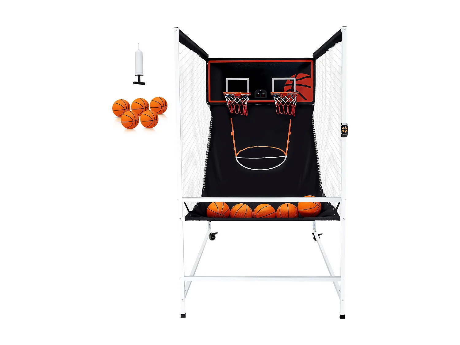 Basketbalring SucceBuy Double Shot Indoor Basketbal Arcade Game voor 2 Spelers en 5 Ballen
