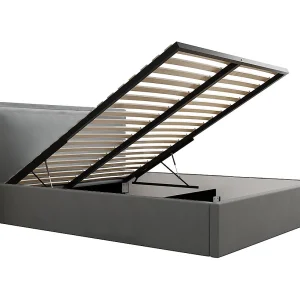 Bedstee 160×200 inclusief lattenbodem Velis Grijs Bedstee 160×200 inclusief lattenbodem Velis Grijs