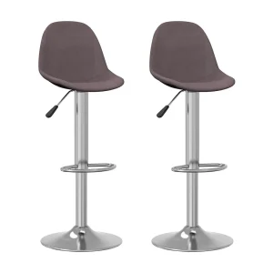 Barkrukken 2 st stof taupe Barkrukken 2 st stof taupe