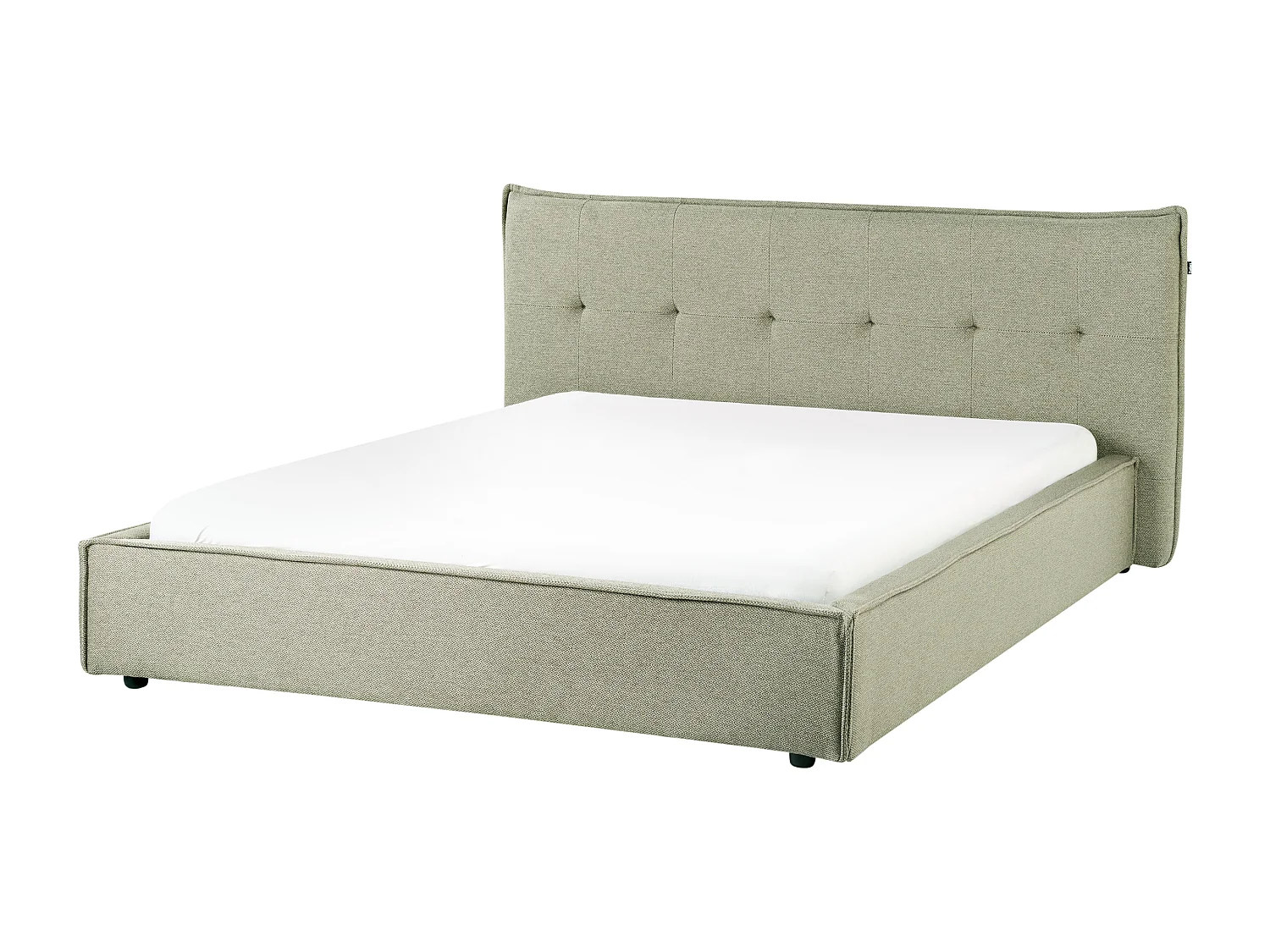 Bed Kunstlinnen LESTRE 160 x 200 cm Groen