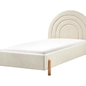 Bed stof beige 90 x 200 cm ANET Bed stof beige 90 x 200 cm ANET