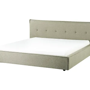 Bed Kunstlinnen LESTRE 180 x 200 cm Groen