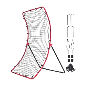 Baseball Softball SucceBuy Reboundnet, 122 x 167 cm, PitchBack voor alle Hoeken, voor Veld- en Werptraining Baseball Softball SucceBuy Reboundnet, 122 x 167 cm, PitchBack voor alle Hoeken, voor Veld- en Werptraining