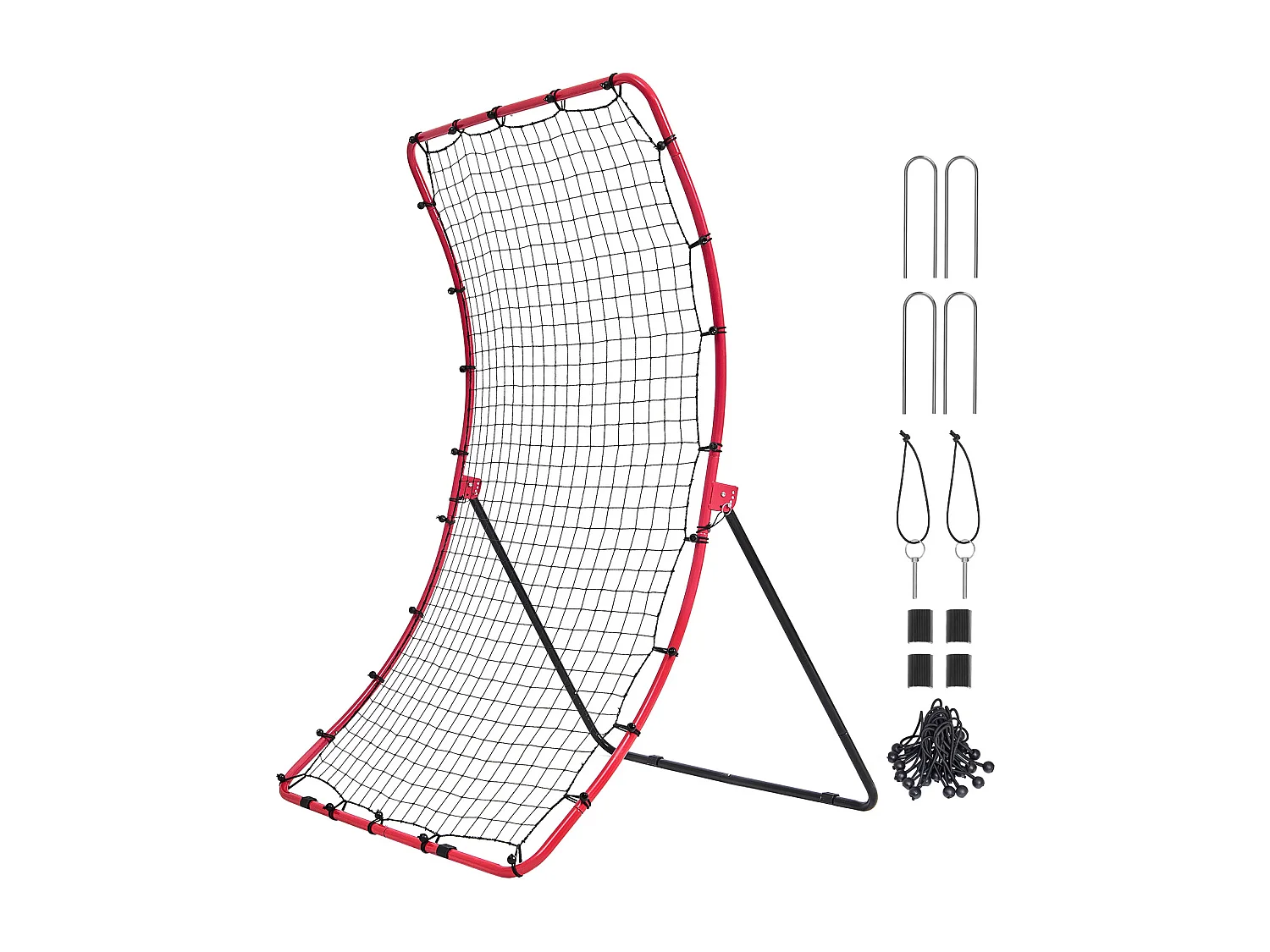 Baseball Softball SucceBuy Reboundnet, 122 x 167 cm, PitchBack voor alle Hoeken, voor Veld- en Werptraining