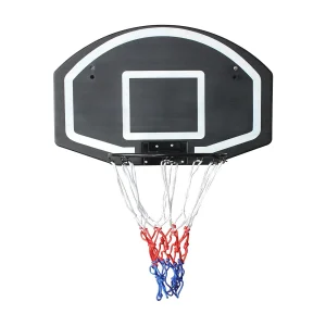 Basketbalring voor binnen/buiten, muurbevestiging, onbreekbaar PE-bord, zwart (72,4 x 45,72 x 20 cm) Basketbalring voor binnen/buiten, muurbevestiging, onbreekbaar PE-bord, zwart (72,4 x 45,72 x 20 cm)
