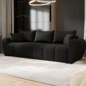 BEDANTE BANK MOLISA met slaapfunctie COSMIC 100 Zwart – Bank met opbergruimte, bedkist, woonkamerbank, sofa, slaapbank, bank met kist, bedbank BEDANTE BANK MOLISA met slaapfunctie COSMIC 100 Zwart – Bank met opbergruimte, bedkist, woonkamerbank, sofa, slaapbank, bank met kist, bedbank