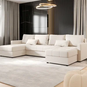 BEDANTE hoekbank MOS U BIS Cosmic 10 beige met slaapfunctie U-vormige bank met opbergruimte woonkamerbank slaapbank met opbergruimte BEDANTE hoekbank MOS U BIS Cosmic 10 beige met slaapfunctie U-vormige bank met opbergruimte woonkamerbank slaapbank met opbergruimte