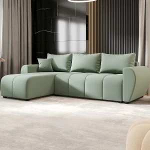 BEDANTE hoekbank MOLISA L Cosmic 16 links lichtgroen met slaapfunctie L-vormige bank met opbergruimte bedbox woonkamerbank bank sofa slaapbank bedbox slaapbank BEDANTE hoekbank MOLISA L Cosmic 16 links lichtgroen met slaapfunctie L-vormige bank met opbergruimte bedbox woonkamerbank bank sofa slaapbank bedbox slaapbank