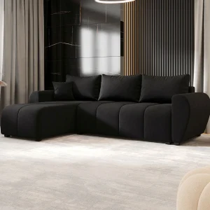 BEDANTE hoekbank MOLISA L Cosmic 100 links zwart met slaapfunctie L-vormige bank met opbergruimte bedbox woonkamerbank bank sofa slaapbank bedbox slaapbank BEDANTE hoekbank MOLISA L Cosmic 100 links zwart met slaapfunctie L-vormige bank met opbergruimte bedbox woonkamerbank bank sofa slaapbank bedbox slaapbank