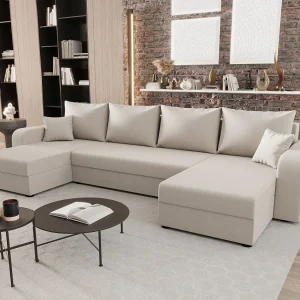BEDANTE woonlandschap HEWLET U BIS Cosmic 10 beige met slaapfunctie U-vormige bank met opbergruimte bedbox woonkamerbank bank sofa slaapbank bedbox slaapbank BEDANTE woonlandschap HEWLET U BIS Cosmic 10 beige met slaapfunctie U-vormige bank met opbergruimte bedbox woonkamerbank bank sofa slaapbank bedbox slaapbank