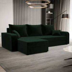 BEDANTE hoekbank HEWLET L BIS Itaka 10 links donkergroen met slaapfunctie L-vormige bank met opbergruimte bedbox Wohnzimmersofa Couch Sofa Bettsofa bedbox Bettcouch BEDANTE hoekbank HEWLET L BIS Itaka 10 links donkergroen met slaapfunctie L-vormige bank met opbergruimte bedbox Wohnzimmersofa Couch Sofa Bettsofa bedbox Bettcouch