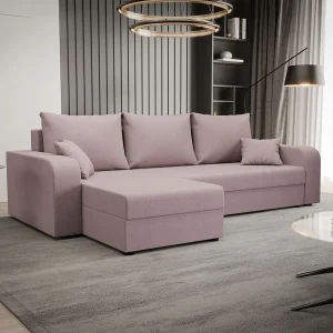 BEDANTE hoekbank HEWLET L BIS Cosmic 14 links roze met slaapfunctie L-vormige bank met opbergruimte bedbox Wohnzimmersofa Couch Sofa Bettsofa bedbox Bettcouch BEDANTE hoekbank HEWLET L BIS Cosmic 14 links roze met slaapfunctie L-vormige bank met opbergruimte bedbox Wohnzimmersofa Couch Sofa Bettsofa bedbox Bettcouch