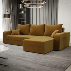 BEDANTE hoekbank HEWLET L BIS Itaka 33 rechts oranje met slaapfunctie L-vormige bank met opbergruimte bedbox Wohnzimmersofa Couch Sofa Bettsofa bedbox Bettcouch BEDANTE hoekbank HEWLET L BIS Itaka 33 rechts oranje met slaapfunctie L-vormige bank met opbergruimte bedbox Wohnzimmersofa Couch Sofa Bettsofa bedbox Bettcouch