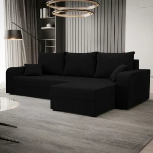 BEDANTE hoekbank HEWLET L BIS Cosmic 100 rechts zwart met slaapfunctie L-vormige bank met opbergruimte bedbox Wohnzimmersofa Couch Sofa Bettsofa bedbox Bettcouch BEDANTE hoekbank HEWLET L BIS Cosmic 100 rechts zwart met slaapfunctie L-vormige bank met opbergruimte bedbox Wohnzimmersofa Couch Sofa Bettsofa bedbox Bettcouch
