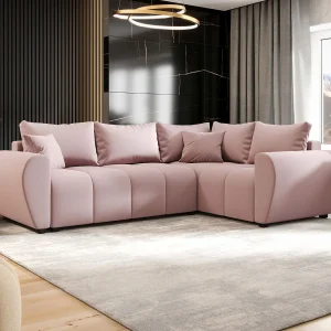 BEDANTE hoekbank MOLISA L PLUS Cosmic 14 rechts roze met slaapfunctie L-vormige bank met opbergruimte woonkamerbank bank, slaapbank, opbergruimte BEDANTE hoekbank MOLISA L PLUS Cosmic 14 rechts roze met slaapfunctie L-vormige bank met opbergruimte woonkamerbank bank, slaapbank, opbergruimte