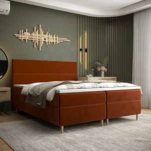 BEDANTE Boxspringbed FLO 160×200 Itaka 01 Braun bed bedkasten eenpersoonsbed hotelbed topper matras slaapkamer opbergruimte BEDANTE Boxspringbed FLO 160×200 Itaka 01 Braun bed bedkasten eenpersoonsbed hotelbed topper matras slaapkamer opbergruimte