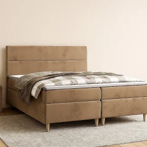 BEDANTE Boxspringbed FLO 140×200 Itaka 48 Hellbraun bed bedkasten eenpersoonsbed hotelbed topper matras slaapkamer opbergruimte BEDANTE Boxspringbed FLO 140×200 Itaka 48 Hellbraun bed bedkasten eenpersoonsbed hotelbed topper matras slaapkamer opbergruimte