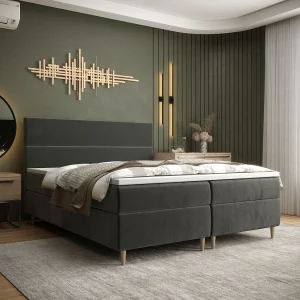 BEDANTE Boxspringbed FLO 180×200 Itaka 27 Dunkelgrau bed bedkasten eenpersoonsbed hotelbed topper matras slaapkamer opbergruimte BEDANTE Boxspringbed FLO 180×200 Itaka 27 Dunkelgrau bed bedkasten eenpersoonsbed hotelbed topper matras slaapkamer opbergruimte