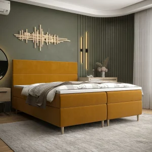 BEDANTE Boxspringbed FLO 160×200 Itaka 33 Orange bed bedkasten eenpersoonsbed hotelbed topper matras slaapkamer opbergruimte BEDANTE Boxspringbed FLO 160×200 Itaka 33 Orange bed bedkasten eenpersoonsbed hotelbed topper matras slaapkamer opbergruimte