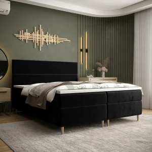 BEDANTE Boxspringbed FLO 160×200 Itaka 15 Schwarz bed bedkasten eenpersoonsbed hotelbed topper matras slaapkamer opbergruimte BEDANTE Boxspringbed FLO 160×200 Itaka 15 Schwarz bed bedkasten eenpersoonsbed hotelbed topper matras slaapkamer opbergruimte