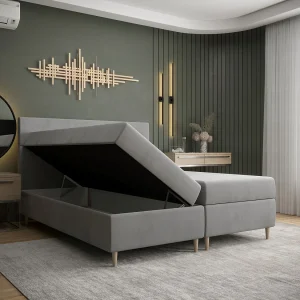 BEDANTE Boxspringbed FLO 180×200 Itaka 48 Hellbraun bed bedkasten eenpersoonsbed hotelbed topper matras slaapkamer opbergruimte BEDANTE Boxspringbed FLO 180×200 Itaka 48 Hellbraun bed bedkasten eenpersoonsbed hotelbed topper matras slaapkamer opbergruimte