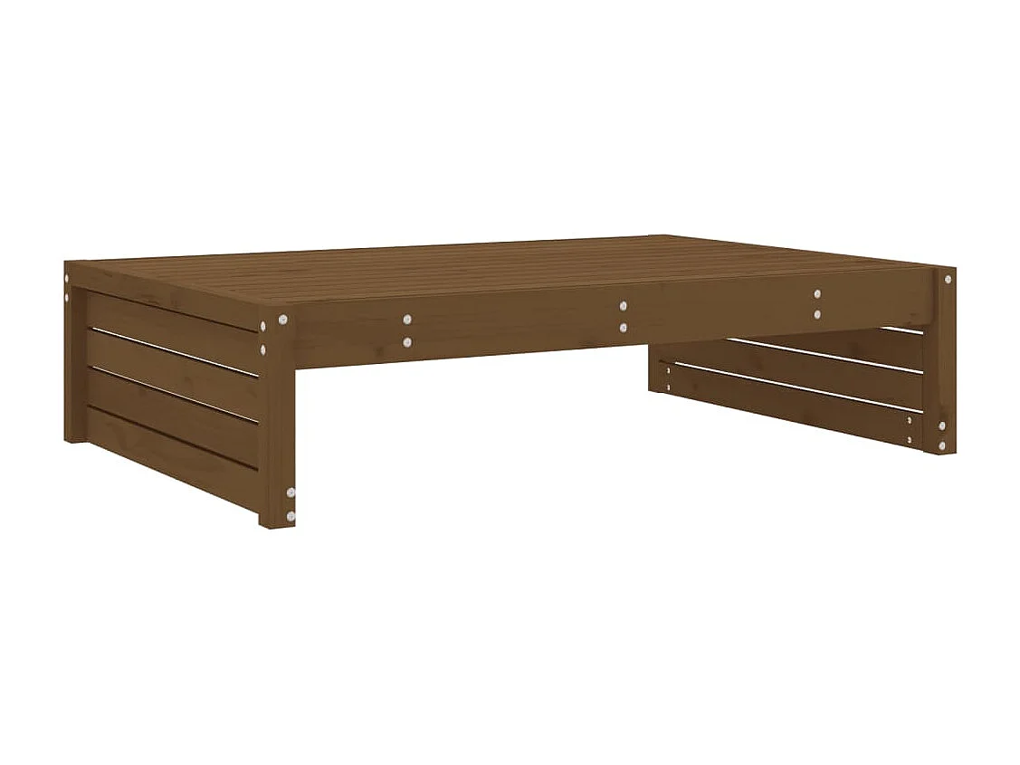 Bawnboy Tuinvoetenbank 120x80 cm massief grenenhout honingbruin