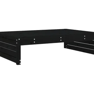 Bawnboy Tuinvoetenbank 120×80 cm massief grenenhout zwart Bawnboy Tuinvoetenbank 120×80 cm massief grenenhout zwart