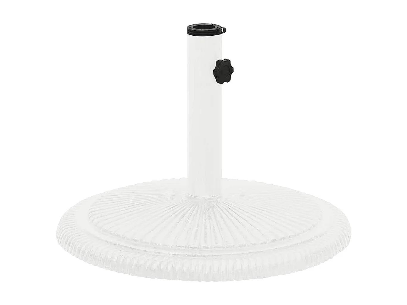 Belfort Parasolvoet 45x45x30 cm gietijzer wit