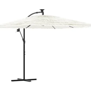 Beline Parasol met stalen paal 269x269x235 cm wit Beline Parasol met stalen paal 269x269x235 cm wit