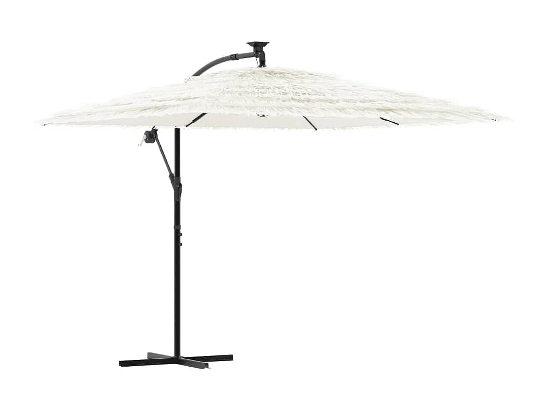 Beline Parasol met stalen paal 269x269x235 cm wit