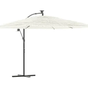Beline Parasol met stalen paal 290x290x238 cm wit Beline Parasol met stalen paal 290x290x238 cm wit