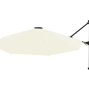 Berkeley  Wandparasol met metalen paal 300 cm zandkleurig